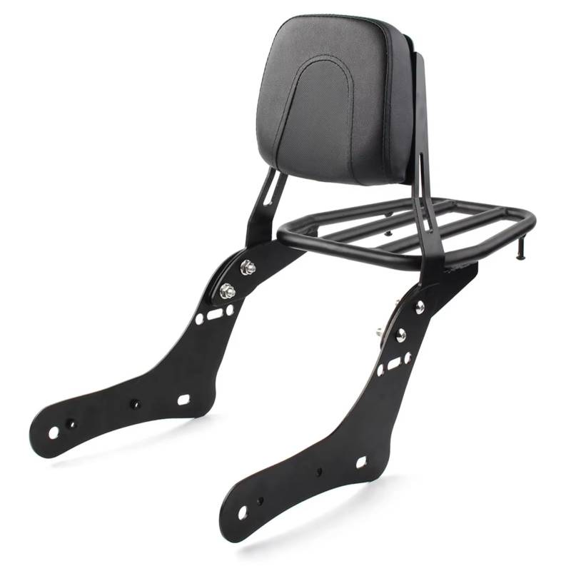 DRYIUBVF Motorrad-Heckträger Für VN650 2015 2016 2017 2018 2019 2020 2021 Motorrad Sissy Bar Gepäckträger Rückenlehne Pad Motorrad Gepäckträger Halterung von DRYIUBVF