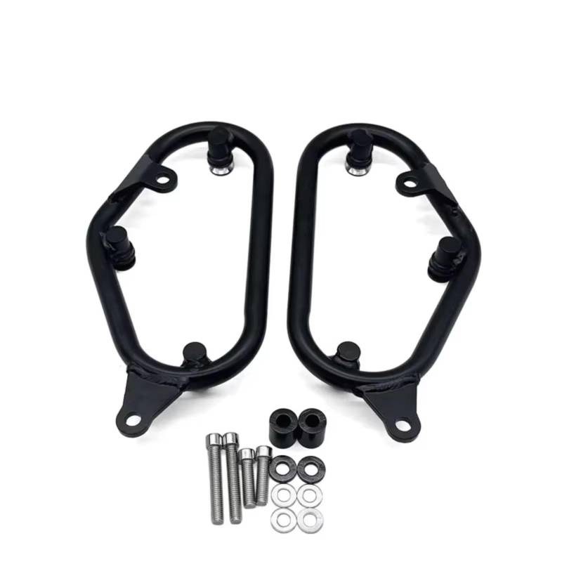 DRYIUBVF Motorrad-Heckträger Kompatibel Mit Rebel CM1100 CMX1100 2021 2022 2023 Motorrad-Satteltaschen-Stützhalterung Seitenhalterung Taschen Gepäckträger(C) von DRYIUBVF