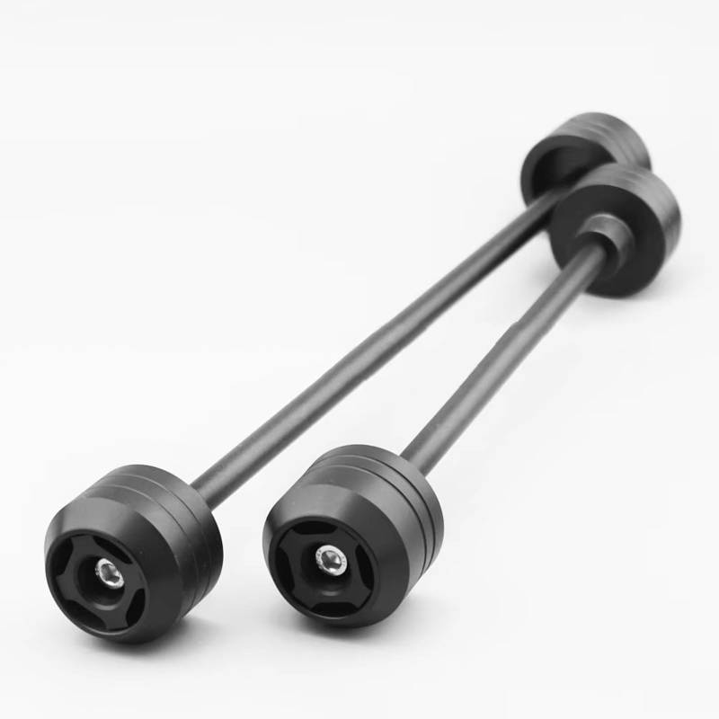 DRYIUBVF Sturzschutz Für CBR1000RR 2015 2016 2017 2018 2019 Motorrad Modifizierte Teile Vordere Hinterachse Gabel Crash Slider Anti Kollision Slider Zubehör(Black) von DRYIUBVF