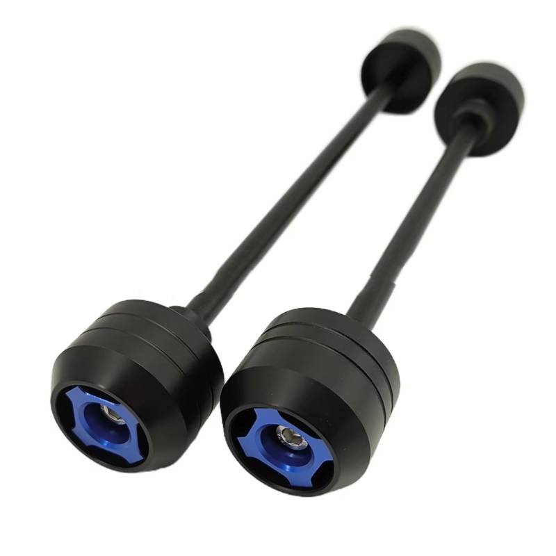 DRYIUBVF Sturzschutz Für CBR600RR 2003 2004 2005 2006 Motorrad Vorne Hinterachse Gabel Crash Slider Anti Kollision Slider Motorrad Modifizierte Teile Zubehör(Blue) von DRYIUBVF