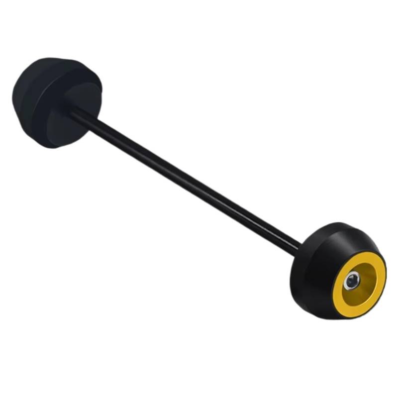 DRYIUBVF Sturzschutz Für F750GS 2019 2020 2021 2022 2023 2024 Motorrad Modifizierte Teile Zubehör Vorne Hinten Rad Achse Gabel Crash Sliders Falling Protector Pad(Yellow,Rear) von DRYIUBVF