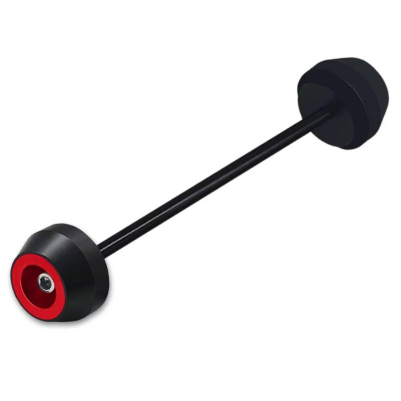 DRYIUBVF Sturzschutz Für F750GS Für F850GS 2019 2020 2021 2022 2023 2024 Motorrad Vorne Hinterachse Gabel Rad Crash Sliders Pad Rad Protector Zubehör(Red,Front) von DRYIUBVF