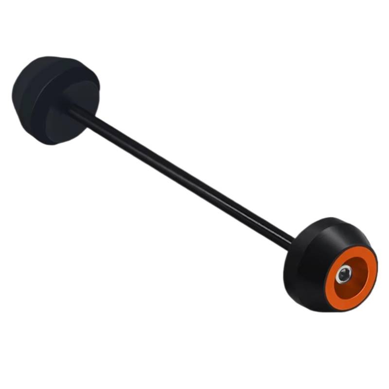 DRYIUBVF Sturzschutz Für F900R 2019 2020 2021 2022 2023 2024 Motorrad Vorne Hinterachse Gabel Crash Sliders Cap Motorrad Zubehör Rad Protector Pad(Orange,Rear) von DRYIUBVF
