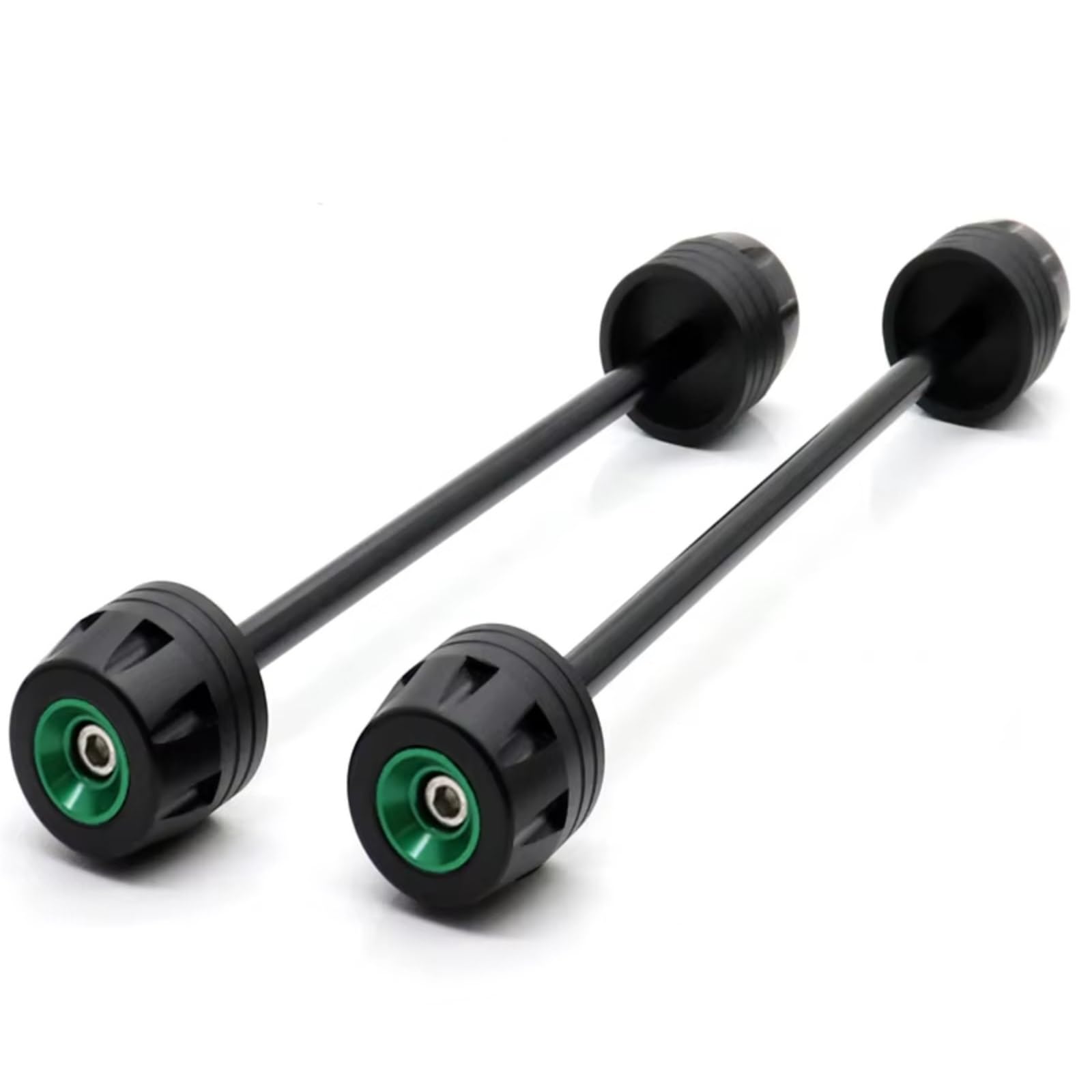 DRYIUBVF Sturzschutz Kompatibel Mit Yamaha Für MT-07 Für FZ-07 2014 2015 2016 2017 2018 2019 2020 2021 2022 2023 Hinterachsgabel Crash Slider Motorradschutz(Green) von DRYIUBVF