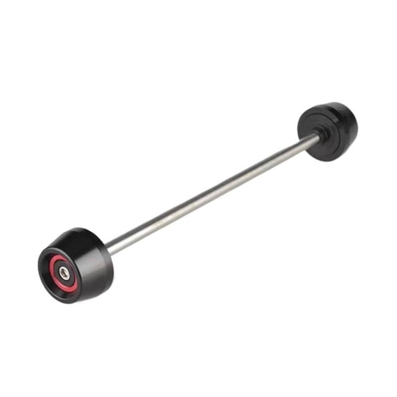 DRYIUBVF Sturzschutz Kompatibel Mit Yamaha Für MT-07 Für MT-10 Für MT-09 Motorrad Modifizierte Teile Vorderachsgabel Crash Slider Motorrad Radschutz(Black Red) von DRYIUBVF