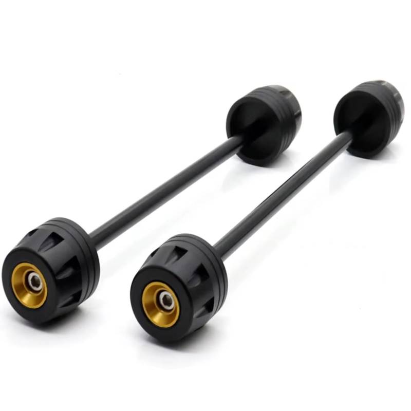 DRYIUBVF Sturzschutz Kompatibel Mit Yamaha Für MT-09 Für SP Für FZ-09 2017 2018 2019 2020 Hinterachse Gabel Crash Slider Motorrad Radschutz Zubehör(Yellow) von DRYIUBVF