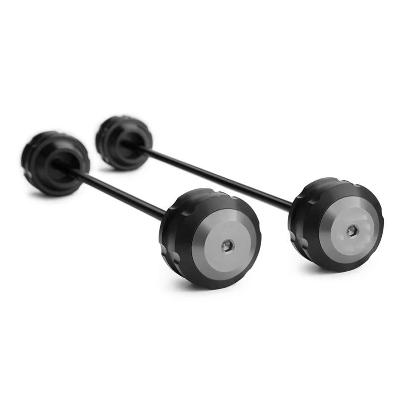 DRYIUBVF Sturzschutz Kompatibel Mit Yamaha Für YZFR3 2015 2016 2017 2018 2019 2020 Motorrad Vorder Und Hinterachse Gabel Rad Crash Slider Zubehör(Metallic) von DRYIUBVF