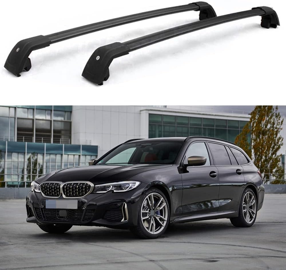 Dachträger für BMW 3 Series Estate G21 2019 2020 2021 2022 2023, Dachgepäckträger Fahrradträger Dachboxen Skihalter Querträger Zubehör,A Dachträger für BMW 3 Series Estate G21 2019 2020 2021 2022 2023, Dachgepäckträger Fahrradträger Dachboxen Skihalter Querträger Zubehör,A von DRZTT