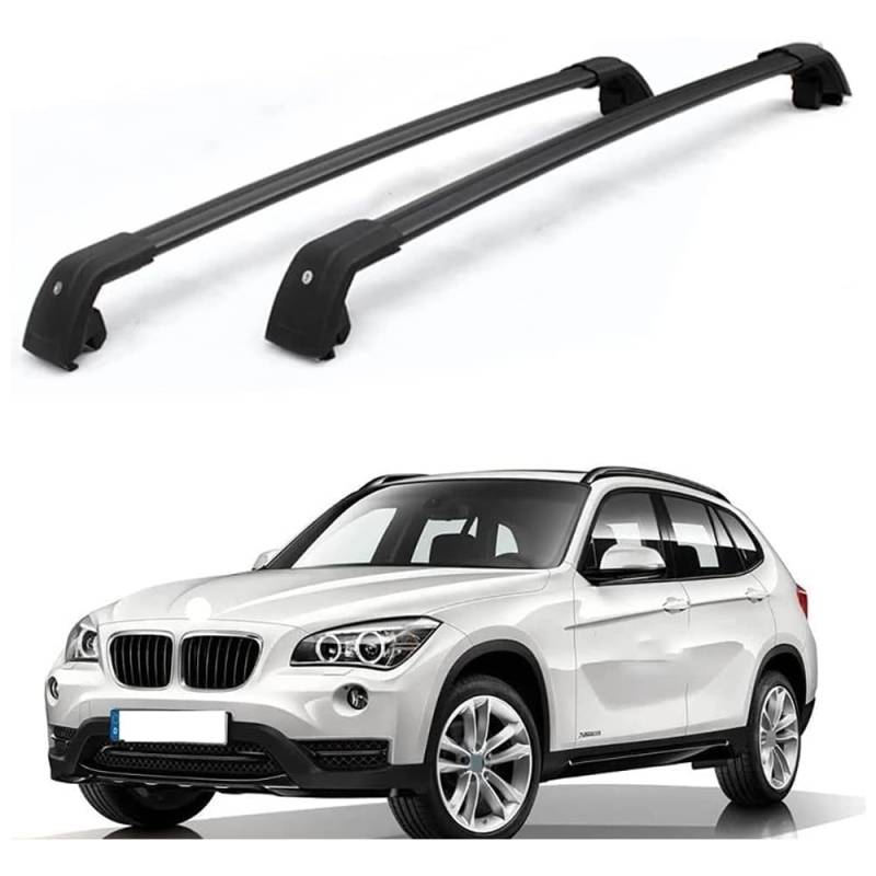 Dachträger für BMW X1 E84 2009-2016, Dachgepäckträger Fahrradträger Dachboxen Skihalter Querträger Zubehör,A von DRZTT