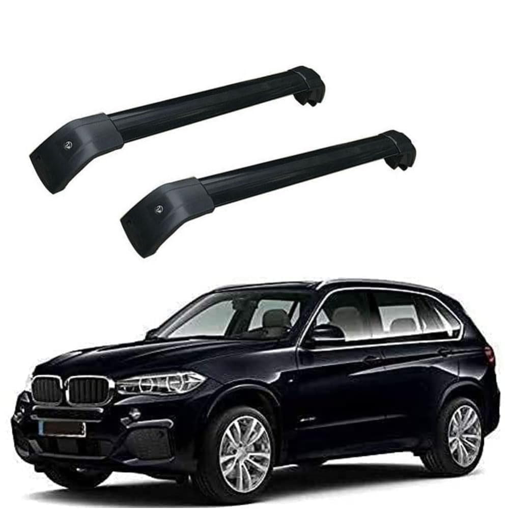 Dachträger für BMW X5 F15 2014 2015 2016 2017 2018, Dachgepäckträger Fahrradträger Dachboxen Skihalter Querträger Zubehör,Black Dachträger für BMW X5 F15 2014 2015 2016 2017 2018, Dachgepäckträger Fahrradträger Dachboxen Skihalter Querträger Zubehör,Black von DRZTT
