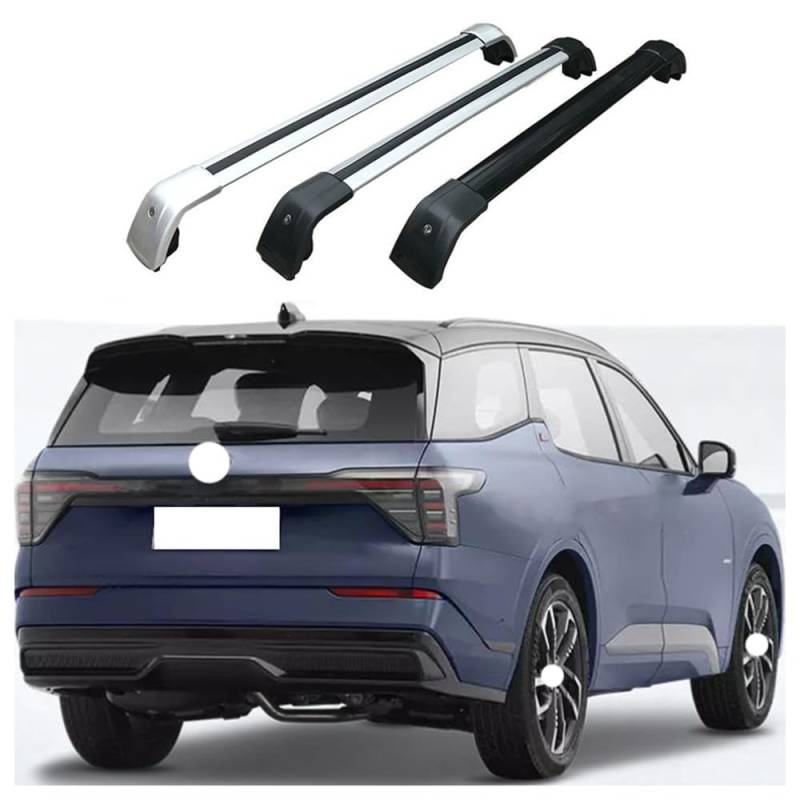 Dachträger für Ford Escape, Dachgepäckträger Fahrradträger Dachboxen Skihalter Querträger Zubehör,Silver von DRZTT