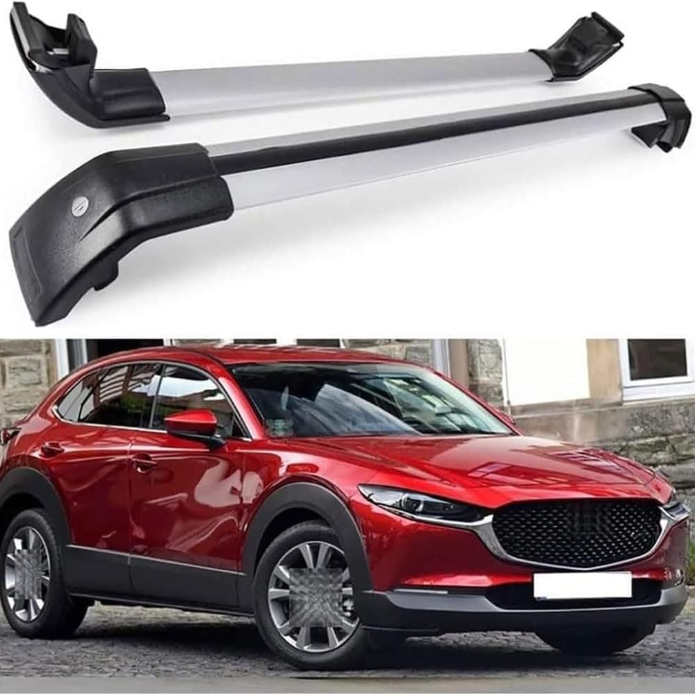 Dachträger für Mazda CX-30 CX30 2020-2022, Dachgepäckträger Fahrradträger Dachboxen Skihalter Querträger Zubehör,C Dachträger für Mazda CX-30 CX30 2020-2022, Dachgepäckträger Fahrradträger Dachboxen Skihalter Querträger Zubehör,C von DRZTT