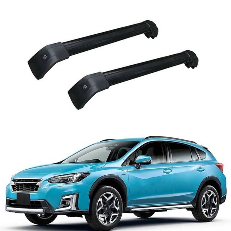 Dachträger für Subaru XV E-Boxer SUV 2019 2020 2021 2022 2023 2024, Dachgepäckträger Fahrradträger Dachboxen Skihalter Querträger Zubehör,B von DRZTT