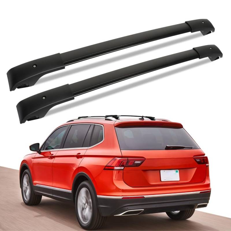 Dachträger für Tiguan 2018-2023, Dachgepäckträger Fahrradträger Dachboxen Skihalter Querträger Zubehör,A von DRZTT