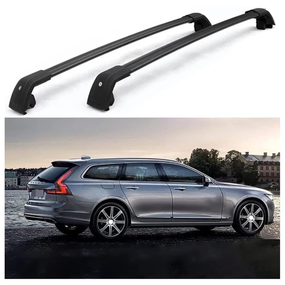 Dachträger für Volvo V90 CC Cross Country 2017-2022, Dachgepäckträger Fahrradträger Dachboxen Skihalter Querträger Zubehör,A Dachträger für Volvo V90 CC Cross Country 2017-2022, Dachgepäckträger Fahrradträger Dachboxen Skihalter Querträger Zubehör,A von DRZTT