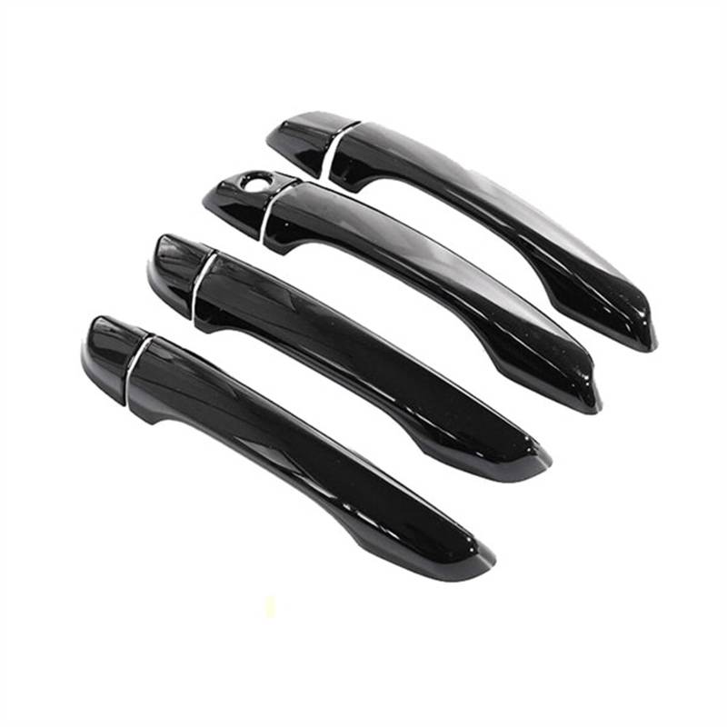 DSEQOPHH Außentürgriff Abdeckung Kompatibel Mit Citroen Für C4 Für Cactus 2014 2015 2016 2017 2018 2019 2020 2021 2022 2023 Auto-Außentürgriff-Abdeckungsaufkleber(4Handle 1 Keyhole) von DSEQOPHH