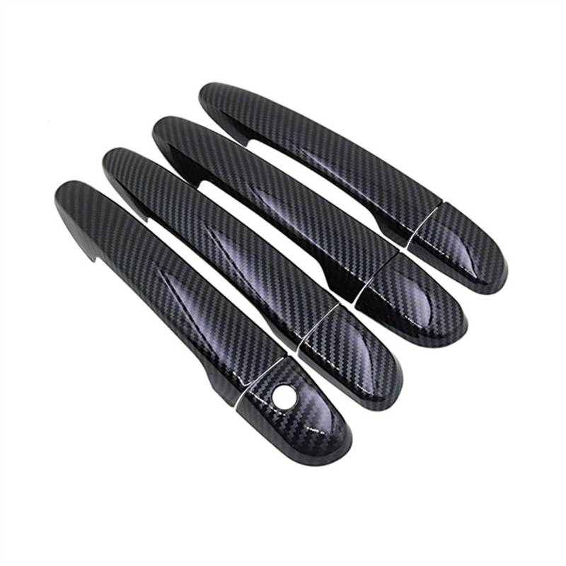 DSEQOPHH Außentürgriff Abdeckung Kompatibel Mit Mazda 6 Für Atenza 2009 2010 2011 2012 2013 Auto-Außentürgriffschale, Türgriff, Dekorative Platte, Außenabdeckung(Handle No Button) von DSEQOPHH