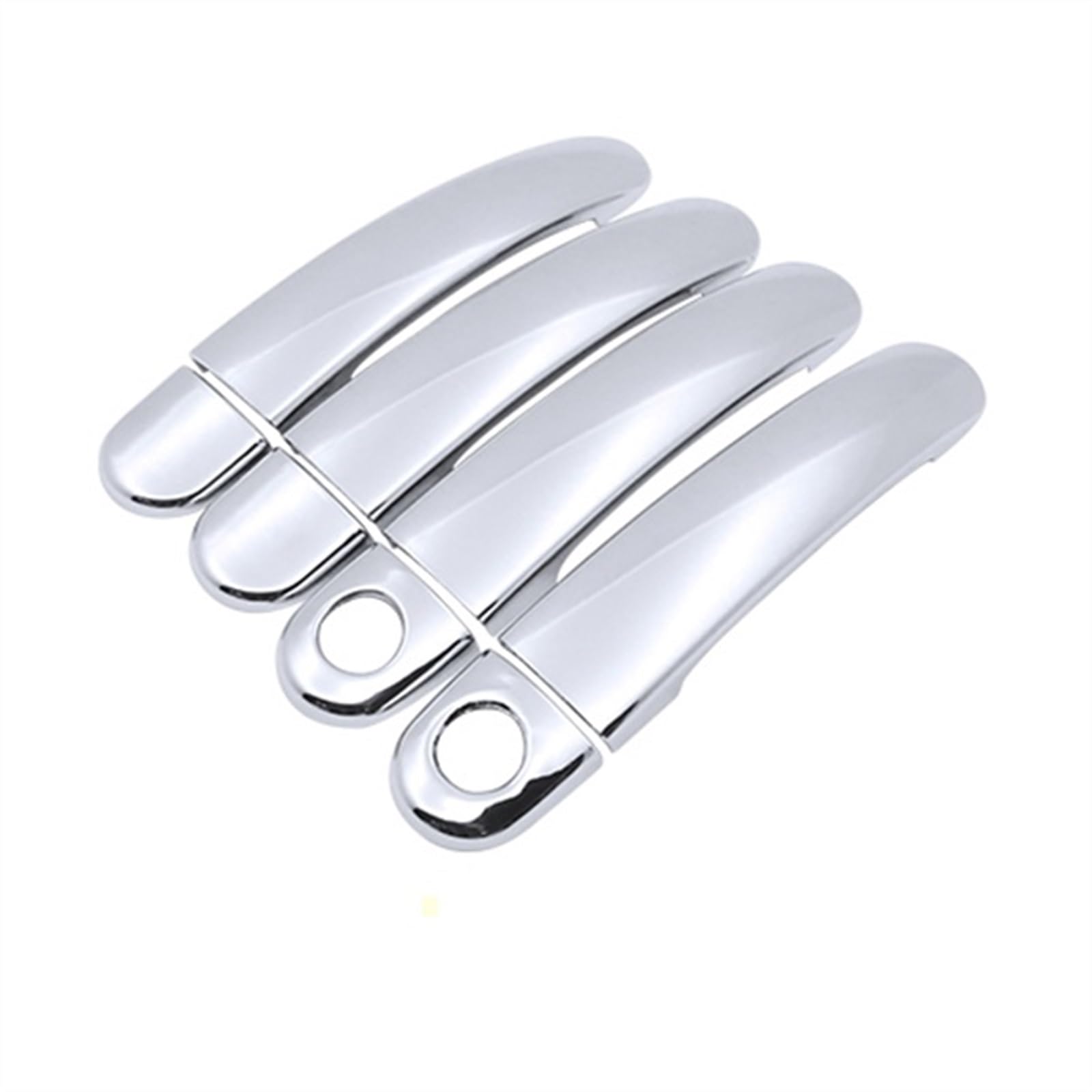 DSEQOPHH Außentürgriff Abdeckung Kompatibel Mit Skoda Für Fabia 6Y Für MK1 1999 2000 2001 2002 2003 2004 2005 2006 Auto-Außentürgriff-Außenabdeckung Autoaufkleber(Handle 2 Keyhole) von DSEQOPHH