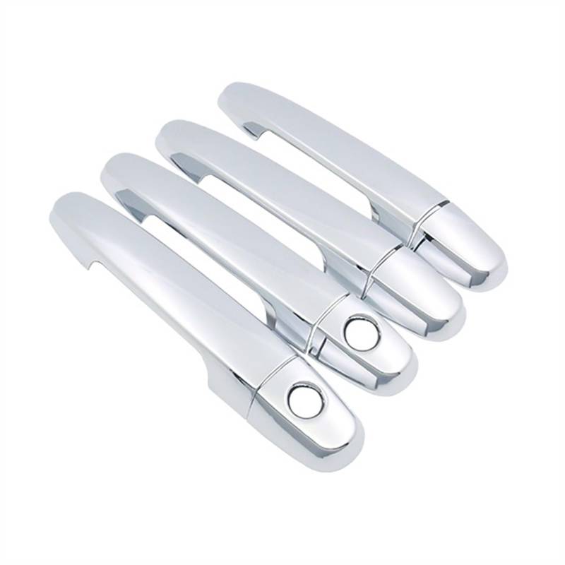 DSEQOPHH Außentürgriff Abdeckung Kompatibel Mit Toyota Für Highlander XU20 2001 2002 2003 2004 2005 2006 2007 Autotürgriffabdeckung Autozubehör Aufkleber Trim Set(2 Keyhole 4 Door) von DSEQOPHH