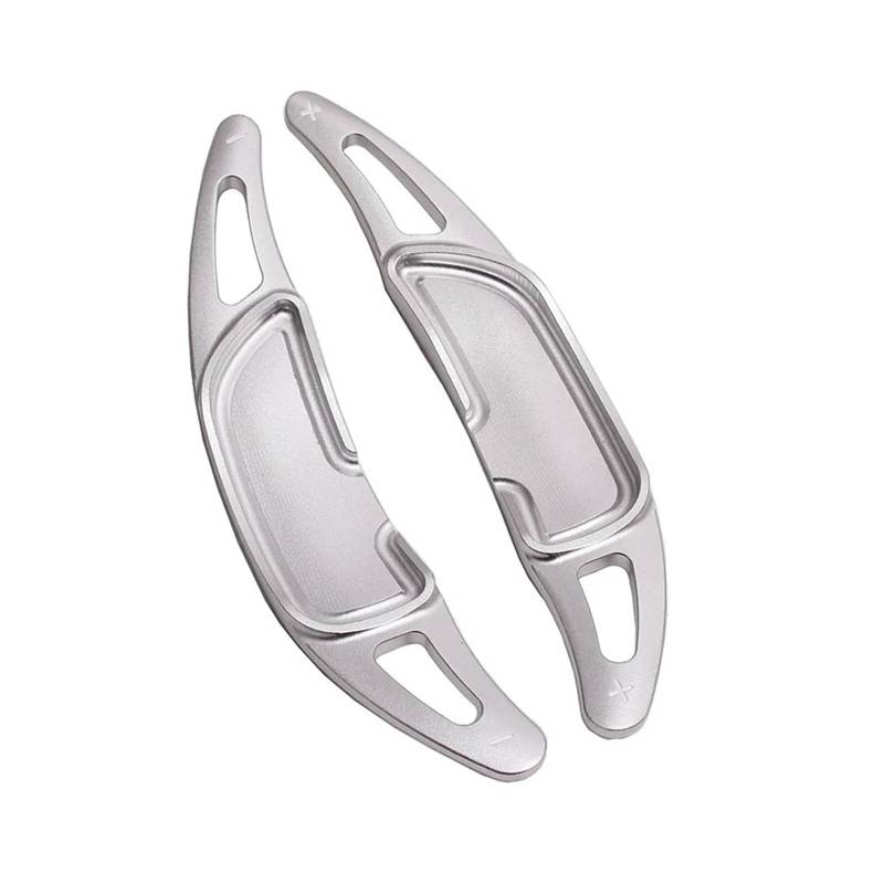 DSEQOPHH Auto-Schaltwippen Kompatibel Mit Benz Für AMG A35 A45 W177 2019 2020 2021 2022 Auto-Paddle-Extender-Lenkrad-Paddle-Shift-Innenzubehör(Silver) von DSEQOPHH