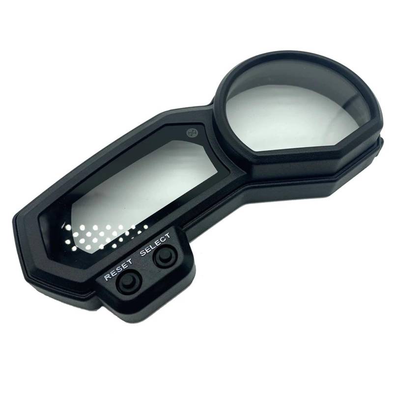DSEQOPHH Instrumentengehäuse Kompatibel Mit FZ1S Für FZ6N Für XJ6 Tachometer Uhr Instrumentengehäuse Messgeräte Kilometerzähler Drehzahlmesser Gehäusekastenabdeckung Motorradzubehör(A Cover) von DSEQOPHH