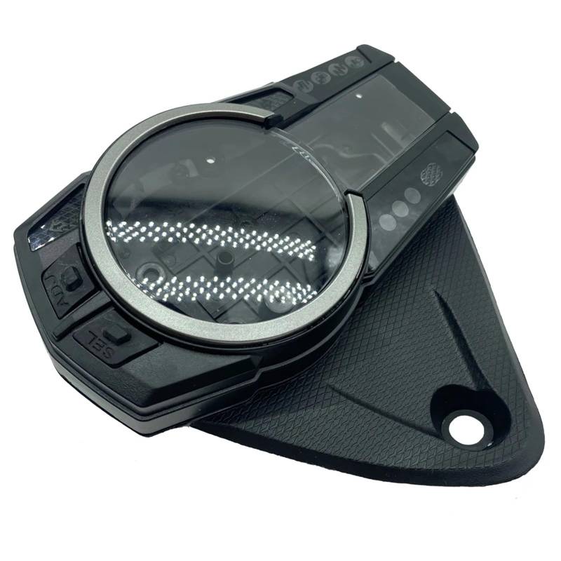 DSEQOPHH Instrumentengehäuse Kompatibel Mit Suzuki Für GSXR1000 2009 2010 2011 2012 2013 2014 2015 2016 Tachometer Instrumentengehäuse Messgerät Kilometerzähler Drehzahlmesser Gehäuseabdeckung von DSEQOPHH