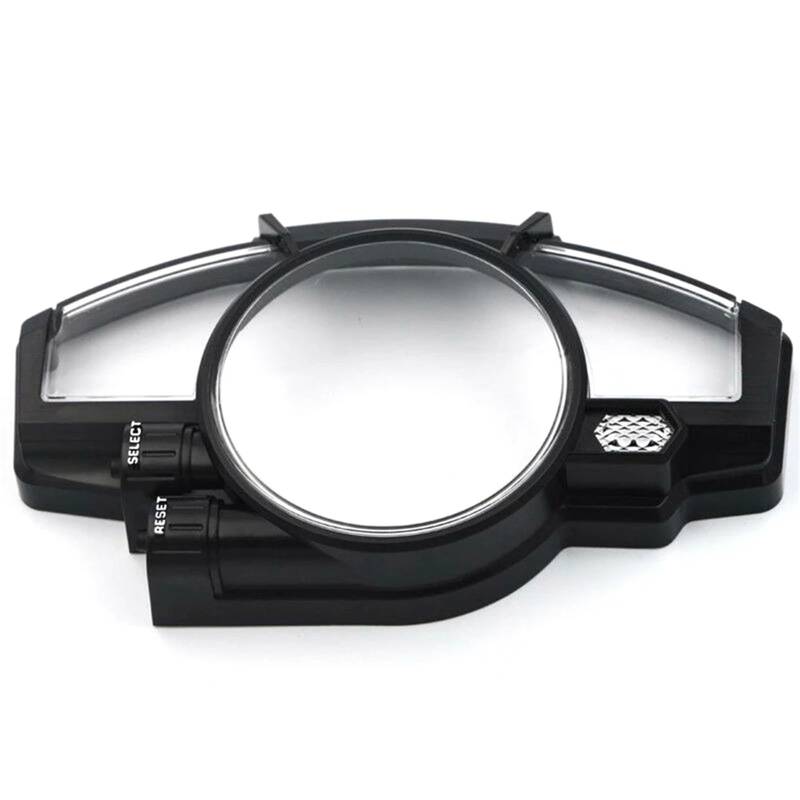 DSEQOPHH Instrumentengehäuse Kompatibel Mit YZF R1 2007 2008 Motorrad-Instrumentengehäuse, Tachometer, Kilometerzähler, Instrumentengehäuse, Drehzahlmesser-Messgeräteabdeckung, Zubehör(Only Cover) von DSEQOPHH