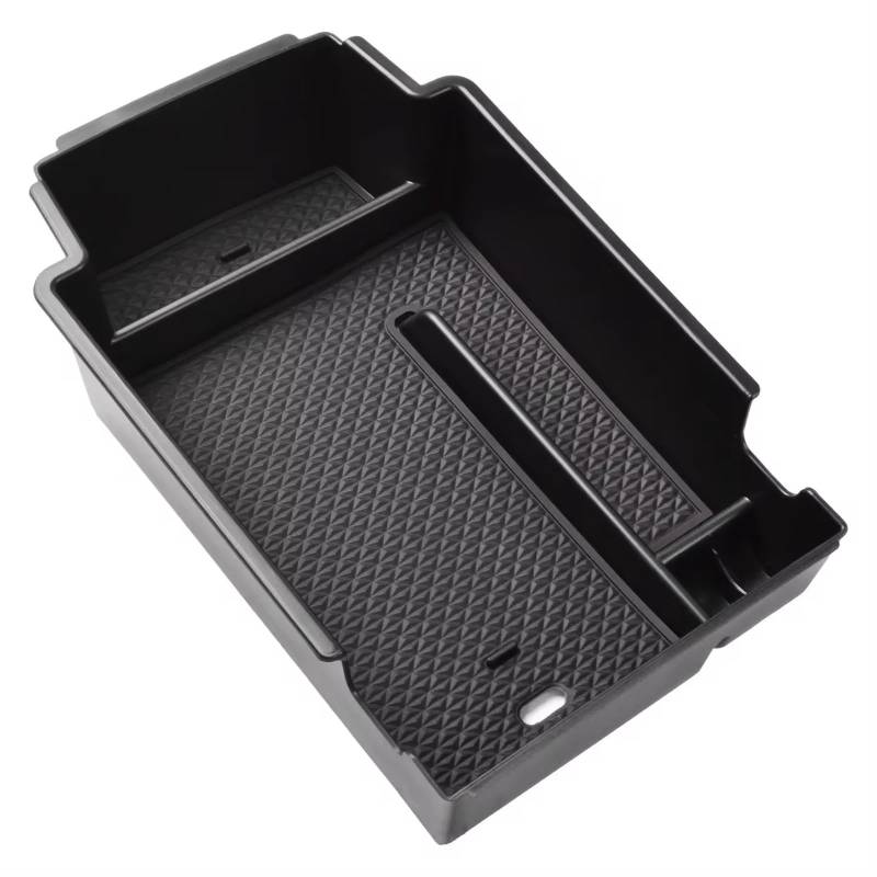 DSEQOPHH Mittelkonsole Ablageschale Kompatibel Mit Chevrolet Für Blazer 2019 2020 2021 2022 Center Console Organizer Container Autozubehör Auto Mittelarmlehne Aufbewahrungsbox(Black) von DSEQOPHH