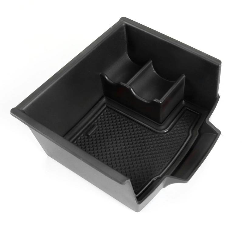 DSEQOPHH Mittelkonsole Ablageschale Kompatibel Mit Für Captur 2 2020 2021 2022 2023 Auto-Armlehnen-Aufbewahrungsbox Fach-Organizer Verstaukofferhalter Autozubehör(Black) von DSEQOPHH