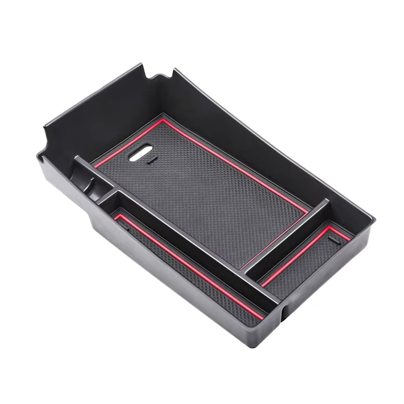 DSEQOPHH Mittelkonsole Ablageschale Kompatibel Mit Für HRV 2023 Auto-Mittelarmlehnen-Aufbewahrungsbox Zubehör Mittelkonsolen-Organizer Container Halterungsfach Einsetzen(Red) von DSEQOPHH