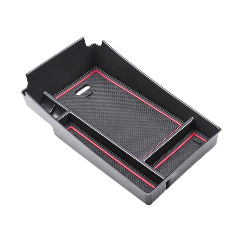 DSEQOPHH Mittelkonsole Ablageschale Kompatibel Mit Für HRV 2023 Auto-Mittelarmlehnen-Aufbewahrungsbox Zubehör Mittelkonsolen-Organizer Container Halterungsfach Einsetzen(Red) von DSEQOPHH