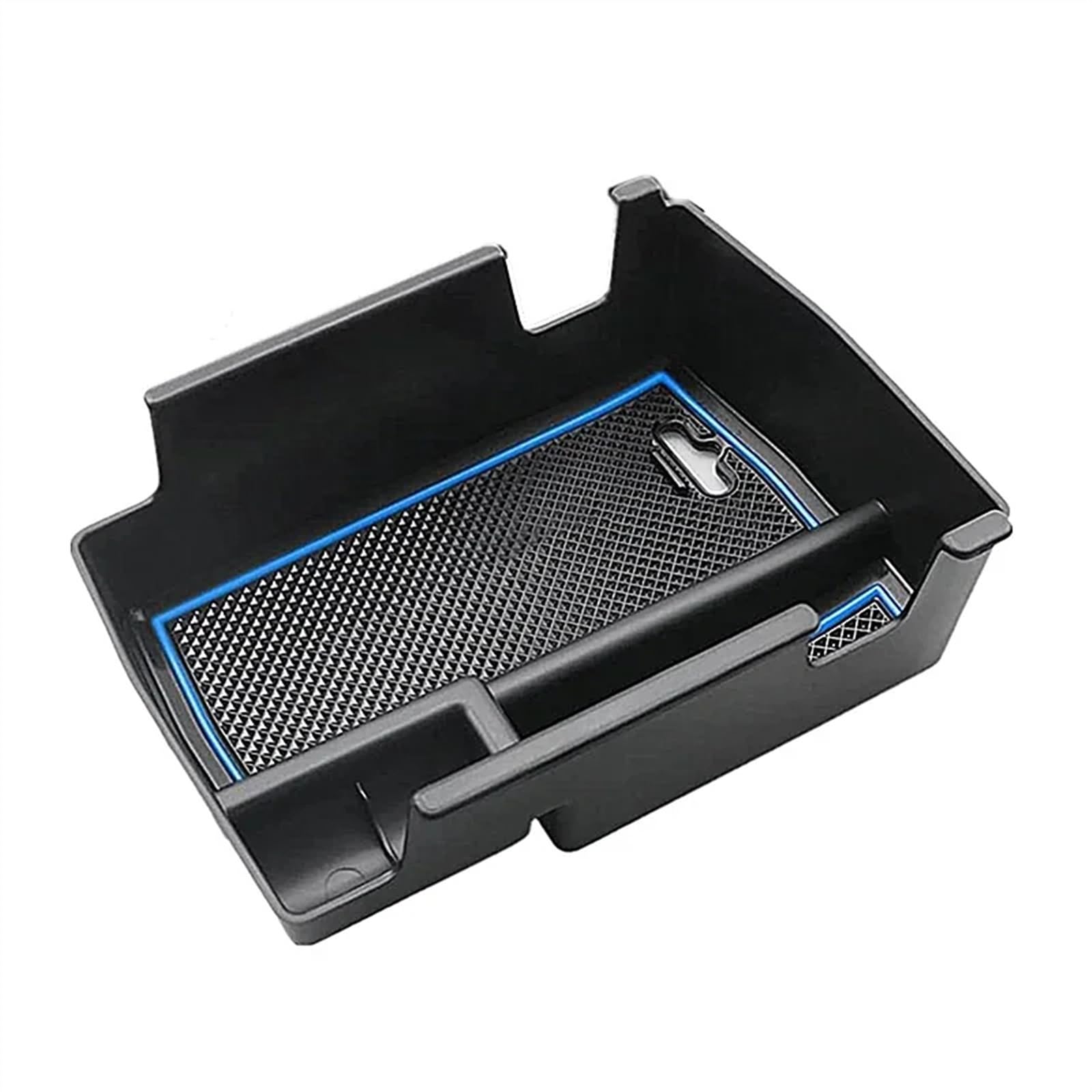 DSEQOPHH Mittelkonsole Ablageschale Kompatibel Mit Jeep Für Compass 2021 2022 2023 Auto-Armlehnen-Aufbewahrungsbox Mittelkonsolen-Organizer Ablagebehälter Innenausstattung(Blue) von DSEQOPHH