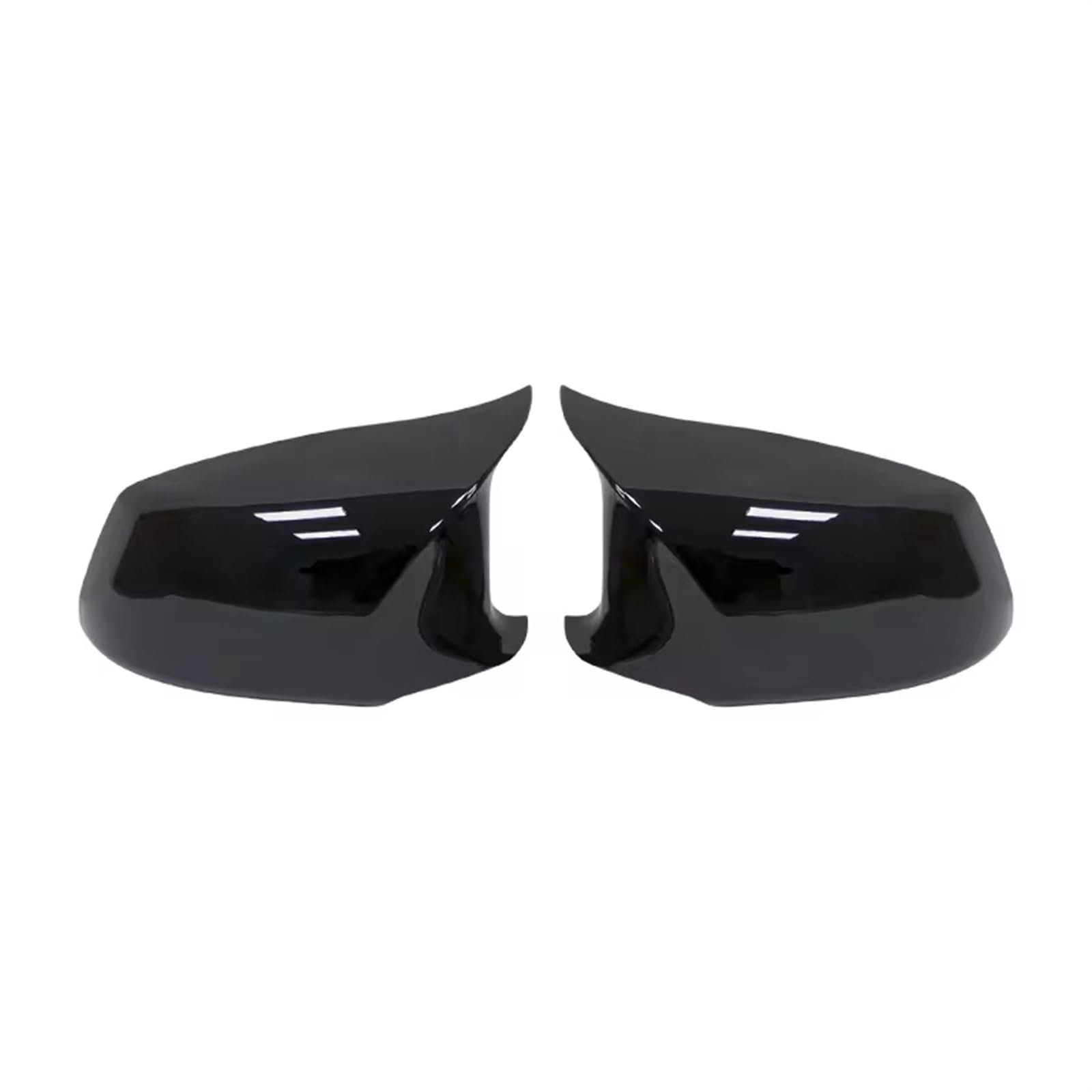 DSEQOPHH Rückspiegelgehäuse Kompatibel Mit 6er F06 F12 F13 LCL 2015 2016 2017 Facelift Rückspiegelkappe Für Seitenspiegelabdeckungen Autozubehör(Bright Black) von DSEQOPHH