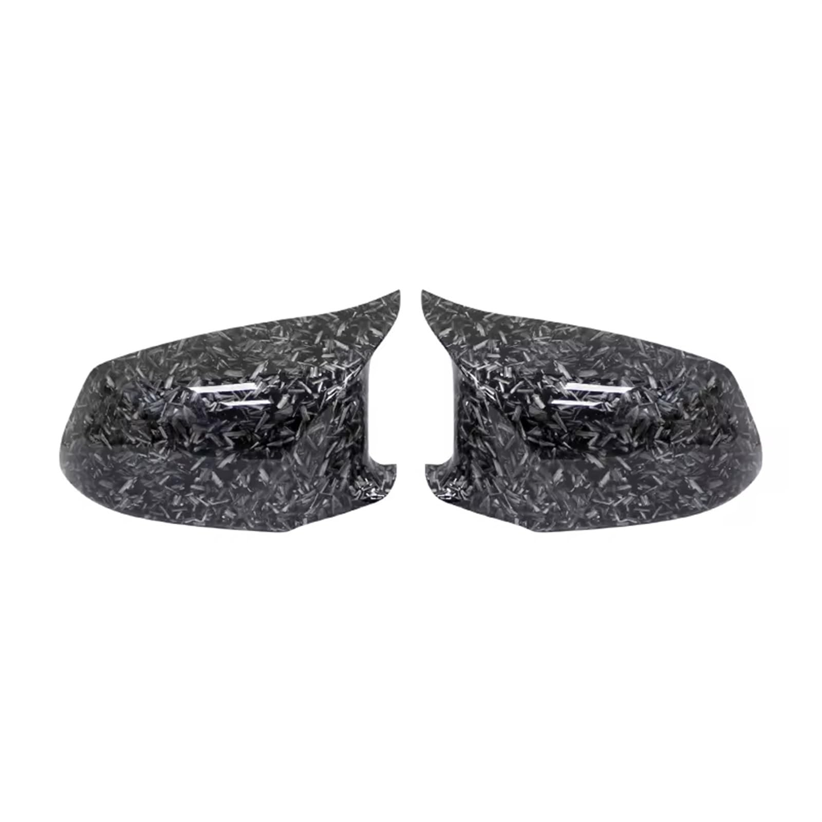 DSEQOPHH Rückspiegelgehäuse Kompatibel Mit 6er F06 F12 F13 LCL 2015 2016 2017 Facelift Rückspiegelkappe Für Seitenspiegelabdeckungen Autozubehör(Forged Carbon Look) von DSEQOPHH