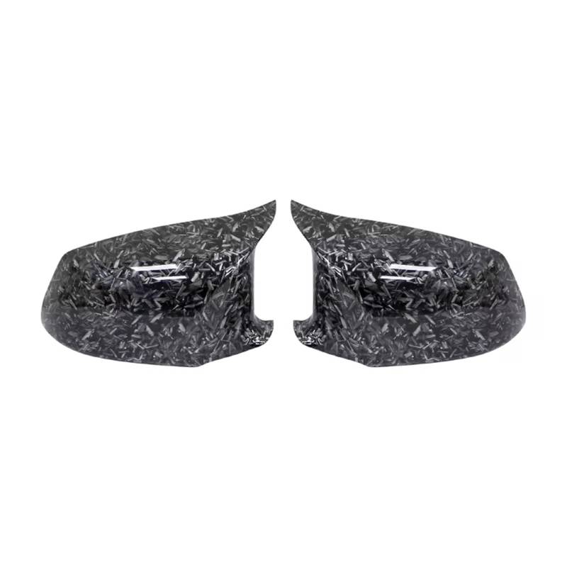 DSEQOPHH Rückspiegelgehäuse Kompatibel Mit 6er F06 F12 F13 LCL 2015 2016 2017 Facelift Rückspiegelkappe Für Seitenspiegelabdeckungen Autozubehör(Forged Carbon Look) von DSEQOPHH