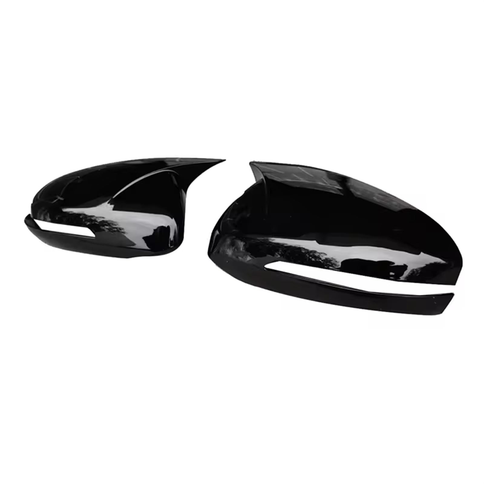 DSEQOPHH Rückspiegelgehäuse Kompatibel Mit Kia Für Optima K5 2011 2012 2013 2014 2015 1 Paar Rückspiegelabdeckungsgehäuse Ochsenhorn-Zierkappen Seitenspiegelschalenaufkleber(Styple1) von DSEQOPHH
