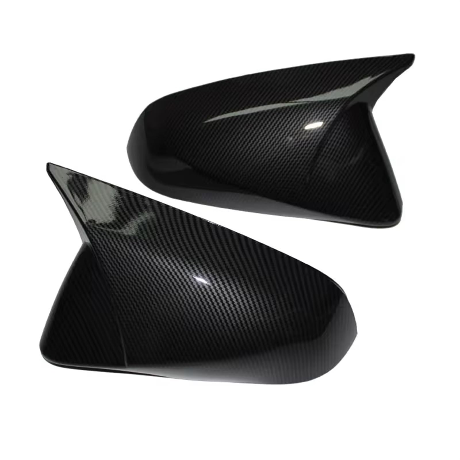 DSEQOPHH Rückspiegelgehäuse Kompatibel Mit Lexus Für NX 200 200t 300 300h 2014 2015 2016 2017 2018 2019 Carbonfaser-Spiegelabdeckkappen Autoteilezubehör(Carbon Fiber Pattern) von DSEQOPHH