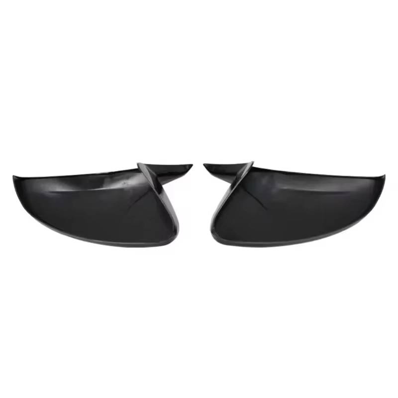 DSEQOPHH Rückspiegelgehäuse Kompatibel Mit Peugeot Für 508 2019 2020 2021 2022 Seitenrückspiegelkappe Für Außenspiegelabdeckung Autozubehör Autoteile(Bright Black) von DSEQOPHH