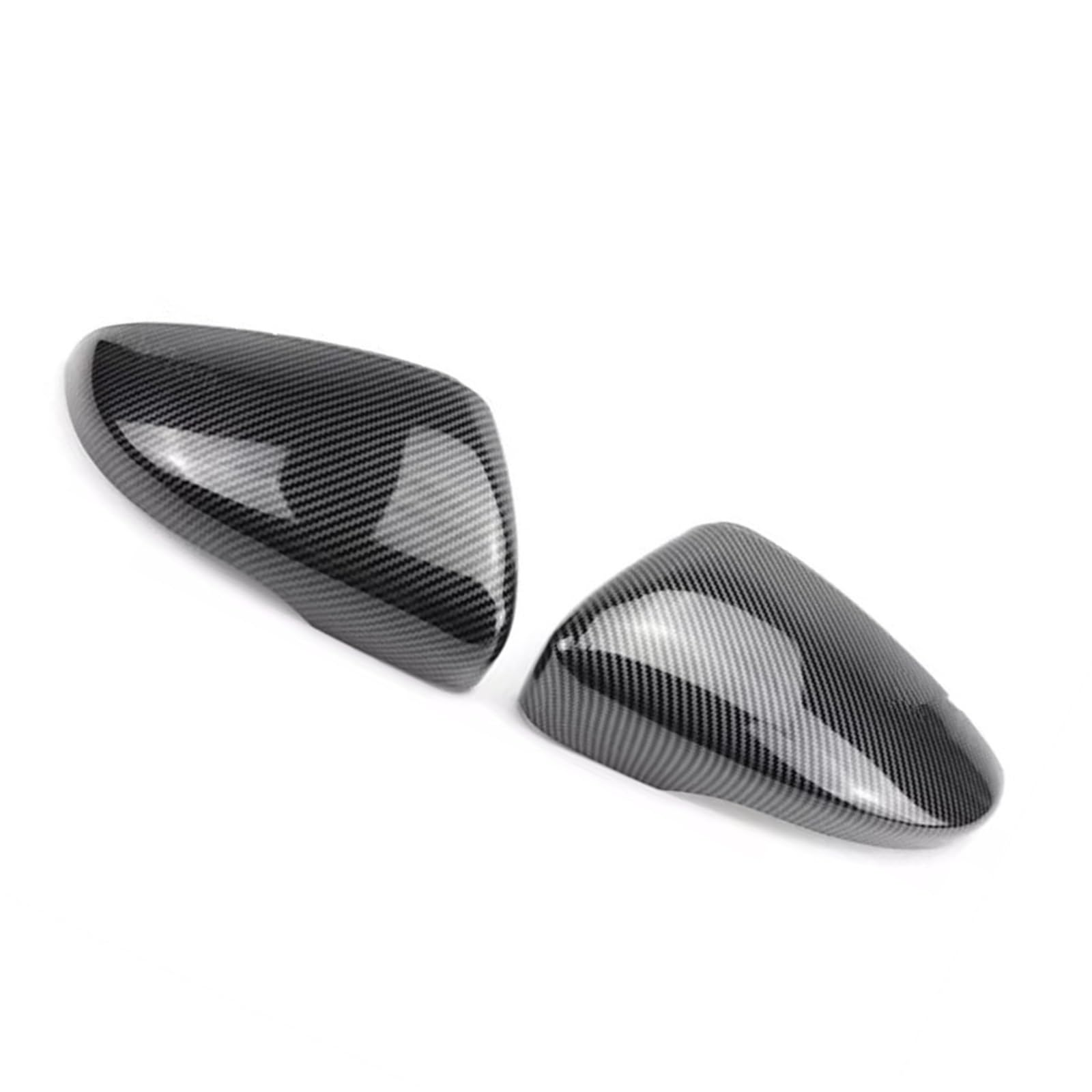 DSEQOPHH Rückspiegelgehäuse Kompatibel Mit VW Für Bora 2013 2014 2015 2016 2017 2108 2019 Carbon Fiber Style Schwarze Spiegelabdeckung Ersatz Autoteile Autozubehör(Carbon Fiber) von DSEQOPHH