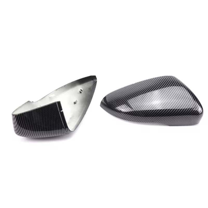 DSEQOPHH Rückspiegelgehäuse Kompatibel Mit VW Für Passat 2011 2012 2013 2014 Carbon Fiber Style Schwarze Spiegelabdeckung Ersatz Autoteile Autozubehör(Carbon Fiber) von DSEQOPHH