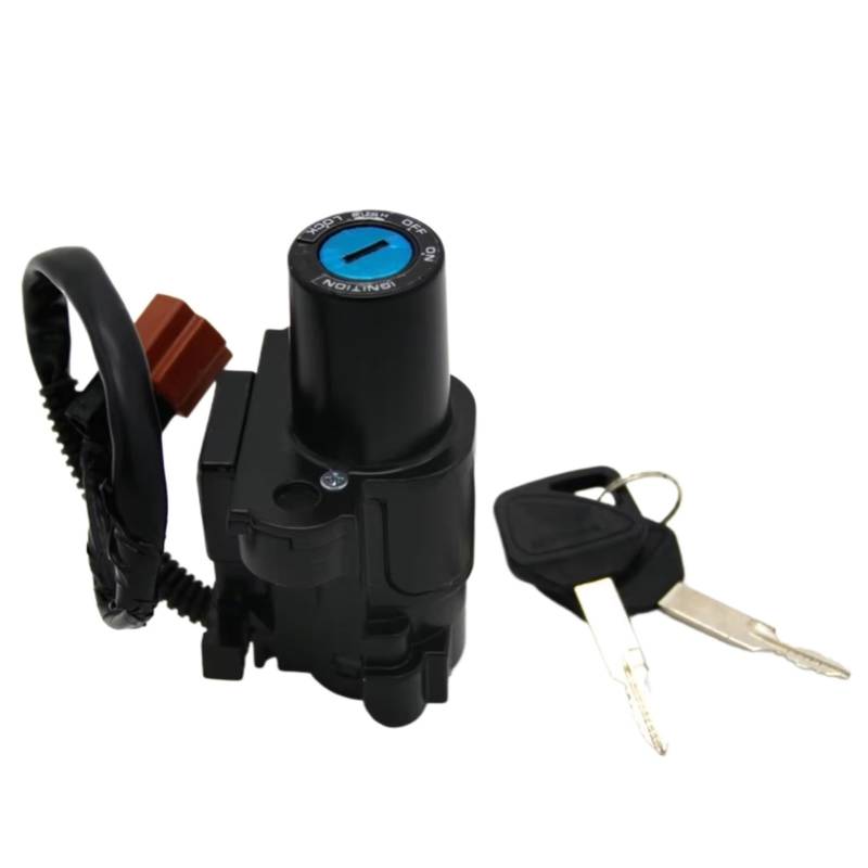 DSEQOPHH Tankdeckel Schalter Schlüssel Für CBR600RR 2007-2014 Für CBR1000S 2014 Für NC700X 2013-2017 Motorrad Zündschlüssel Schalter Lock Set Motorrad Zubehör von DSEQOPHH