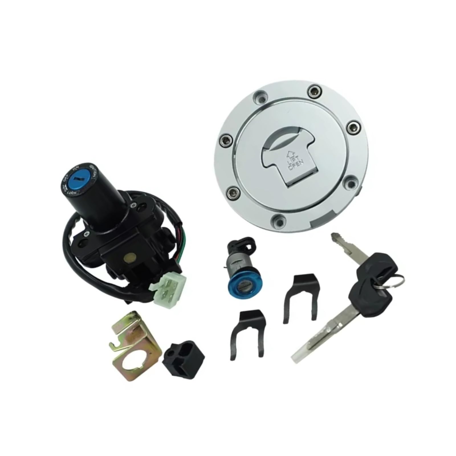 DSEQOPHH Tankdeckel Schalter Schlüssel Für CBR900RR Für CBR929RR Für CBR954RR 2000-2003 Für CBR1100XX 1999-2006 Motorrad Zündschloss Für Tankdeckel Für Sitz Lock Key Set DSEQOPHH Tankdeckel Schalter Schlüssel Für CBR900RR Für CBR929RR Für CBR954RR 2000-2003 Für CBR1100XX 1999-2006 Motorrad Zündschloss Für Tankdeckel Für Sitz Lock Key Set von DSEQOPHH