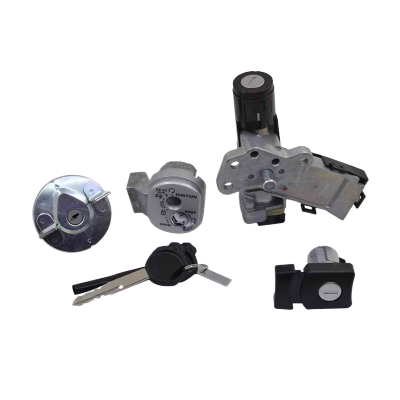 DSEQOPHH Tankdeckel Schalter Schlüssel Für Lead 110 Für NHX110 2008-2015 Motorrad Zündschloss Sperren Tankdeckel Abdeckung Für Sitz Schloss Set Motorrad Ersatz Teile DSEQOPHH Tankdeckel Schalter Schlüssel Für Lead 110 Für NHX110 2008-2015 Motorrad Zündschloss Sperren Tankdeckel Abdeckung Für Sitz Schloss Set Motorrad Ersatz Teile von DSEQOPHH