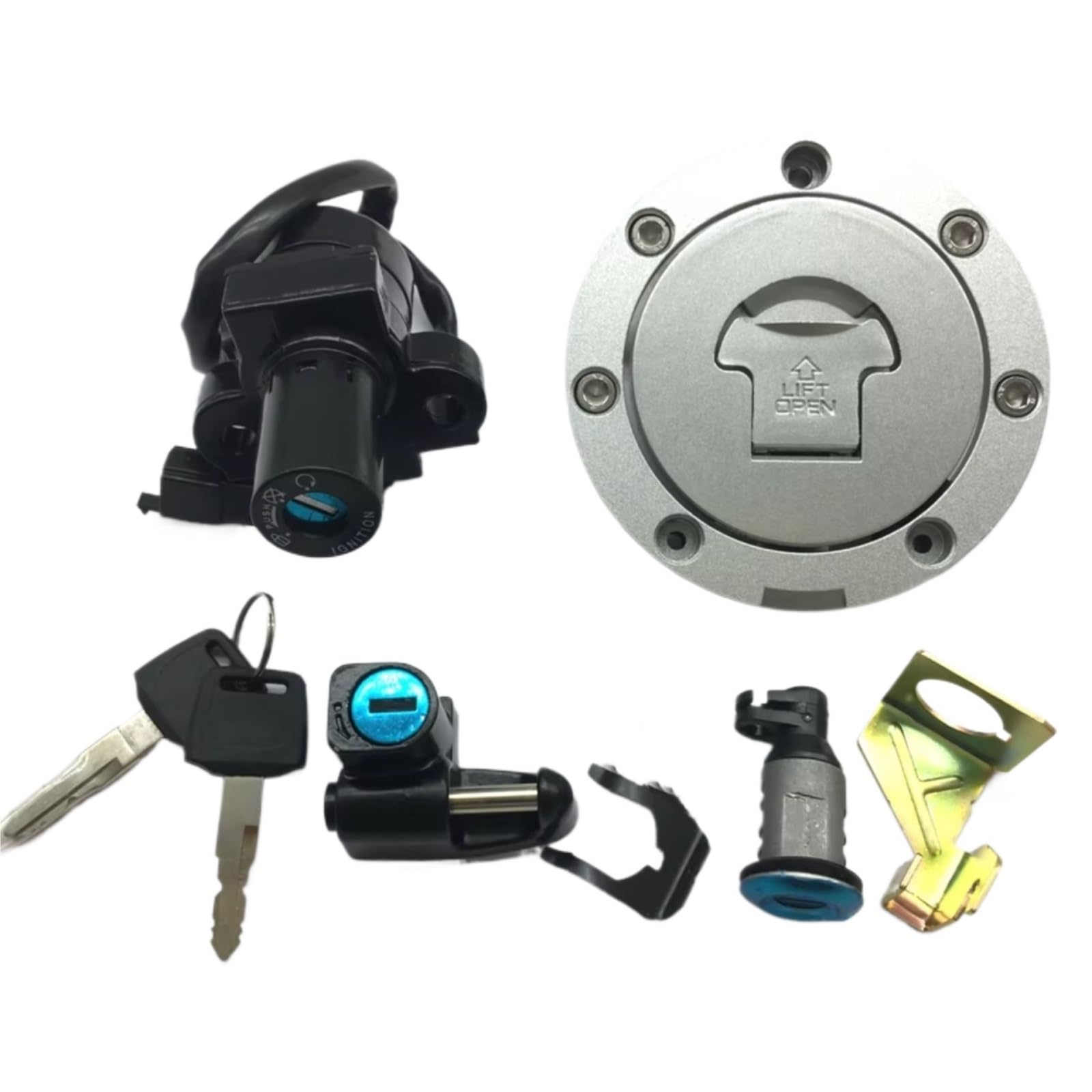 DSEQOPHH Tankdeckel Schalter Schlüssel Für RVF400 Für VFR400 Für NC30 Für NC35 Motorrad Zündung Schalter Gas Kappe Für Sitz Lock Key Set Motorrad Zubehör DSEQOPHH Tankdeckel Schalter Schlüssel Für RVF400 Für VFR400 Für NC30 Für NC35 Motorrad Zündung Schalter Gas Kappe Für Sitz Lock Key Set Motorrad Zubehör von DSEQOPHH