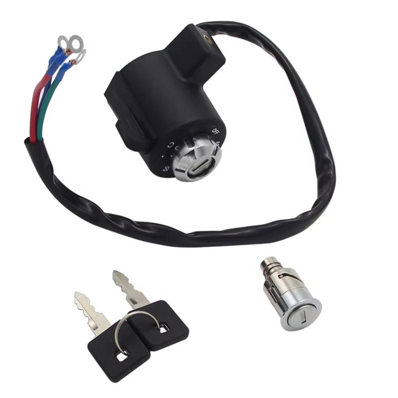 DSEQOPHH Tankdeckel Schalter Schlüssel Für Xl1200s Für Sportster 1200 Für Sport 1996 1997 1998 1999 2000 2001 2002 Motorrad Zündschloss Für Sitz Schloss Schlüssel Für Tankdeckel Set von DSEQOPHH