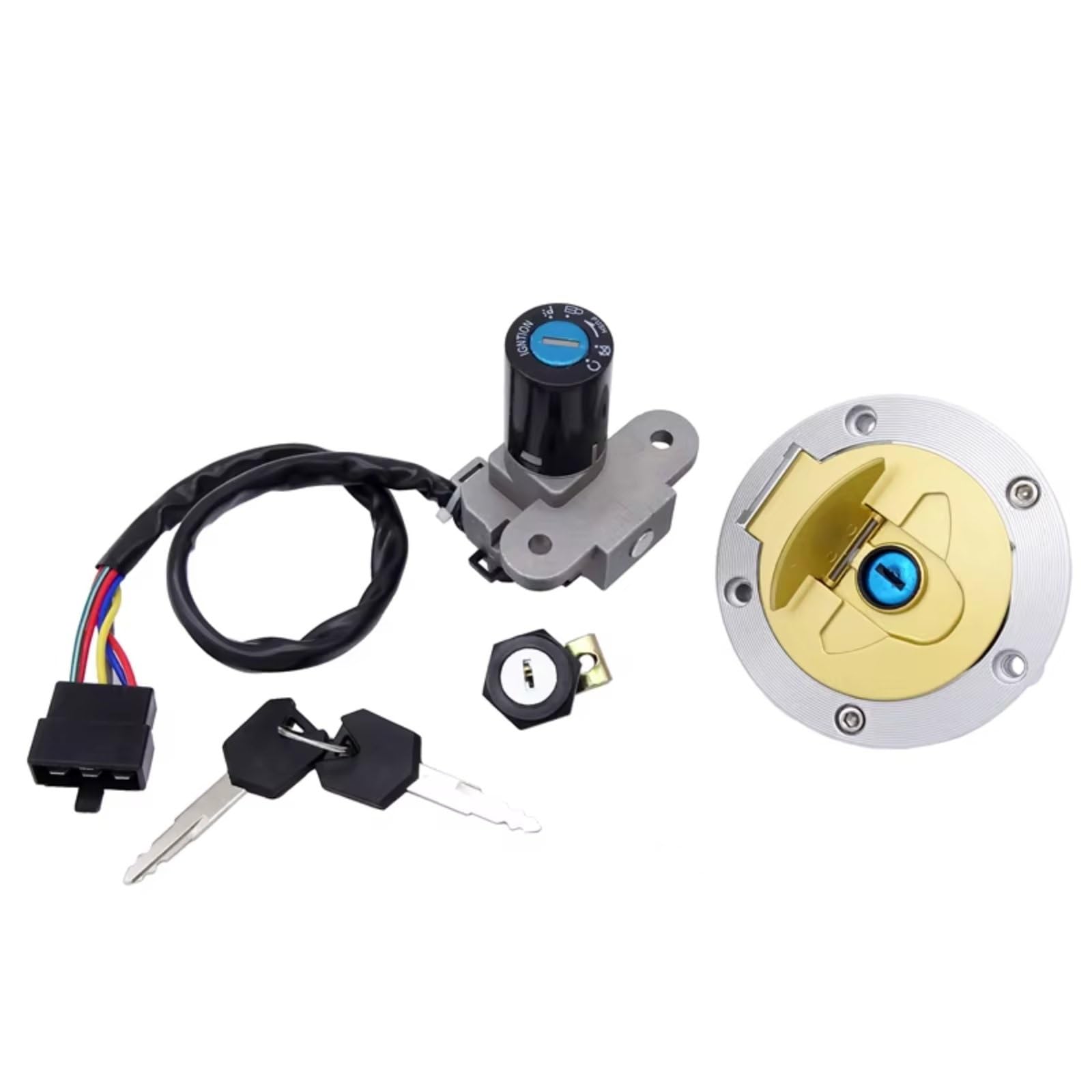 DSEQOPHH Tankdeckel Schalter Schlüssel Kompatibel Mit Ducati Für ST4 2000–2002 Für ST2 1998–2003 6 Drähte Motorrad-Zündschloss-Sperrbehälter Für Tankdeckelabdeckung Für Sitzschlossschlüssel DSEQOPHH Tankdeckel Schalter Schlüssel Kompatibel Mit Ducati Für ST4 2000–2002 Für ST2 1998–2003 6 Drähte Motorrad-Zündschloss-Sperrbehälter Für Tankdeckelabdeckung Für Sitzschlossschlüssel von DSEQOPHH