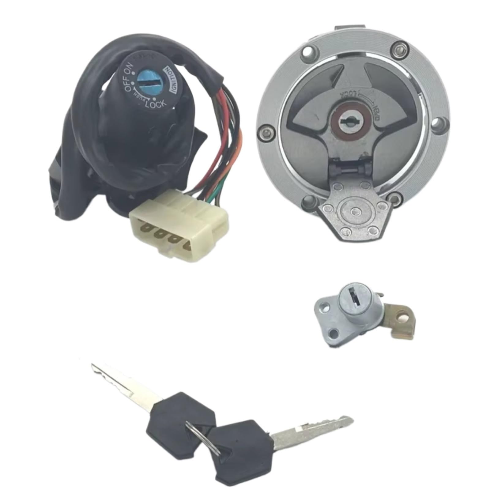 DSEQOPHH Tankdeckel Schalter Schlüssel Kompatibel Mit Für EX250 Für Ninja Für 250R 2008–2012 Für EX300 Für Ninja 300 2013–2017 Motorrad-Zündschalter Tankdeckel-Sperrschlüssel-Set DSEQOPHH Tankdeckel Schalter Schlüssel Kompatibel Mit Für EX250 Für Ninja Für 250R 2008–2012 Für EX300 Für Ninja 300 2013–2017 Motorrad-Zündschalter Tankdeckel-Sperrschlüssel-Set von DSEQOPHH