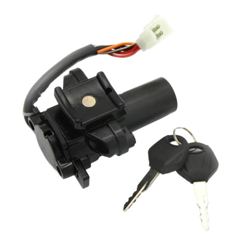 DSEQOPHH Tankdeckel Schalter Schlüssel Kompatibel Mit Für KL250 Für Super Sherpa 1997–2011 Für KLX125 Für KLX125 2010–2014 Motorrad-Zündschloss-Sperr-Set von DSEQOPHH
