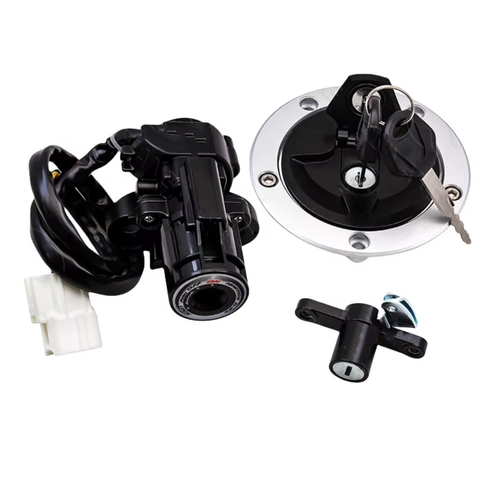 DSEQOPHH Tankdeckel Schalter Schlüssel Kompatibel Mit Für Ninja 650 Für EX650 Für ER-6F Für ER-6N 2012–2016 Motorrad-Zündschalter Tankdeckel-Schlossschlüssel-Set DSEQOPHH Tankdeckel Schalter Schlüssel Kompatibel Mit Für Ninja 650 Für EX650 Für ER-6F Für ER-6N 2012–2016 Motorrad-Zündschalter Tankdeckel-Schlossschlüssel-Set von DSEQOPHH