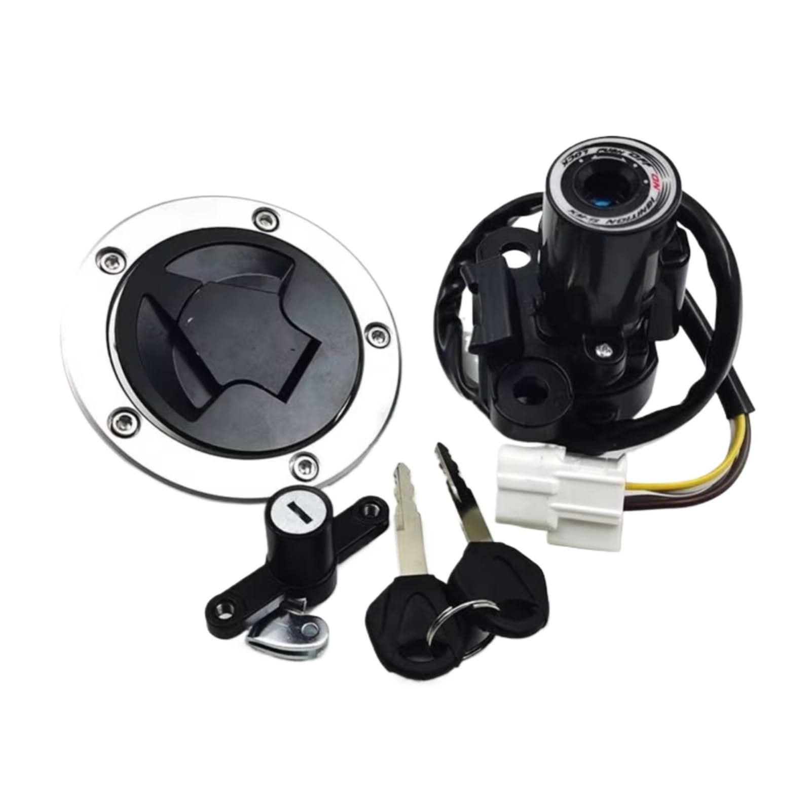 DSEQOPHH Tankdeckel Schalter Schlüssel Kompatibel Mit Für Ninja650 Für EX650 Für ER-6F Für ER-6N 2012–2016 Zündschalter Für Tankdeckel Für Sitzschloss-Schlüsselsatz DSEQOPHH Tankdeckel Schalter Schlüssel Kompatibel Mit Für Ninja650 Für EX650 Für ER-6F Für ER-6N 2012–2016 Zündschalter Für Tankdeckel Für Sitzschloss-Schlüsselsatz von DSEQOPHH